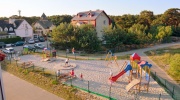 widok  z okna od strony p&oacute;łnocnej