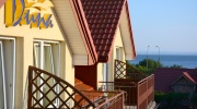 widok z balkonu od strony zachodniej